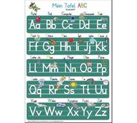 Mein Tafel-ABC in Druckschrift: Lernposter DINA4 laminiert