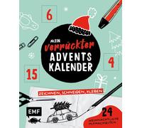 Mein verrückter Adventskalender - Das Mitmachbuch: zeichnen, (Copertina rigida)