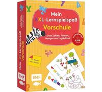 Mein XXL-Lernspielspaß: Vorschule: 3 Bücher im Bundle: Erste Zahlen, Formen, Mengen und Logikrätsel