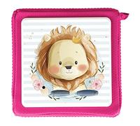 MeinBaby123® Pellicola protettiva compatibile con Toniebox | Cover protettiva autoadesiva | Adesivi su misura I Pellicola Sticker I Toniebox Accessori | Dolce Leone con corona azzurro