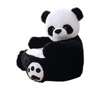 Meindin Poltrona Peluche Panda per Bambini - Poltrona per Bambini con Panda Imbottito in Peluche - Poltrona da Lettura per Bambini, Sedile di Supporto per Animali Morbidi per Bambini Piccoli