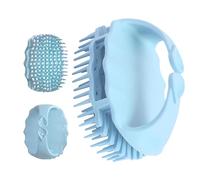 Meindin Spazzola massaggiante per cuoio capelluto, pettine da doccia per capelli, spazzola morbida per cuoio capelluto con manico per massaggio alla testa, scrubber per cuoio capelluto per la maggior