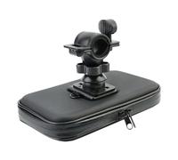 Meindin Supporto per telefono per scooter - Borsa porta cellulare per moto, supporto girevole per manubrio con clip per telefono con custodia per telefono