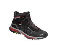 Meindl - Scarpe da trekking di un giorno in GORE-TEX - Finale Mid GTX Black/Red per Uomo - Taglia 11,5 UK - Nero Nero 11,5 UK