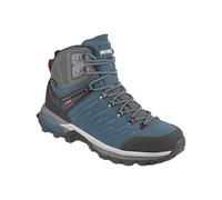 Meindl - Scarpe trekking di un giorno in GORE-TEX - Milford GTX Bleu Pétrole/Rouge per Uomo in Pelle - Taglia 7,5 UK - Blu Blu 7,5 UK