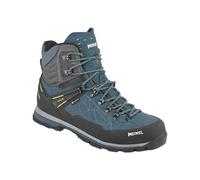 Meindl - Scarpe trekking in giornata in GORE-TEX - Lite Summit GTX Bleu Pétrole/Jaune per Uomo - Taglia 10,5 UK - Blu
