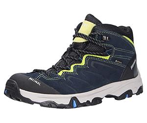 Meindl Wanderschuh Minnesota Junior GTX, Scarpe da Arrampicata Alta Unisex-Bambini, Grigio (Lemon/Grau 022), 38 EU