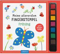 Meine allerersten Fingerstempel Frühling: Mit 8 Stempelfarben
