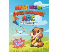 Meine erste Buchstabenreise: ABC für die Vorschule (3-6 Jahre) Mit Mika dem Capybara | Deutsch & erste Englischwörter