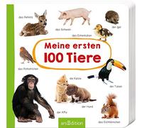 Meine ersten 100 Tiere: Foto-Wörterbuch | Mit stabilen Pappeseiten, fördert die Sprachentwicklung für Kinder ab 12 Monaten