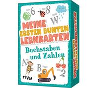 Meine ersten bunten Lernkarten - Buchstaben und Zahlen: Über 40 Spiel- und Übungskarten für neugierige Kids ab 5 Jahren
