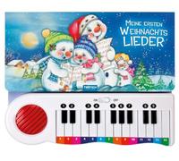 Meine ersten Weihnachtslieder: Klavierbuch mit abschaltbarem Sound: Beschäftigungsbuch Soundbuch Liederbuch