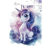 Meine Freunde: Einhorn Freunde Buch