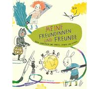 Meine Freundinnen und Freunde - zum Eintragen mit Pinsel, Stempel, Kleber: NEU: Mit großem Messlatten-Poster zum Aufhängen