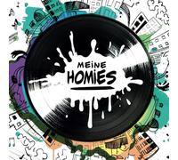 Meine Homies - Heft für Schüler, Schuhlfreunde, Musikfreunde, Freundebuch, 72 Seiten, 21 x 21 cm: Alle deine Freunde in einem Heft - im Graffiti und Musik Design. Hip Hop. Vinyl.