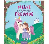 Meine Kindergartenfreunde - Einhorn und Prinzessin: Freundebuch ab 3 Jahren für Kindergarten und Kita, Einhorn-Fans