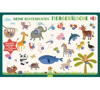 Meine kunterbunten Tiergeräusche: Adventskalender mit 24 leicht auslösbaren Sounds | Sound-Adventskalender für die Allerkleinsten mit 24 Tiergeräuschen