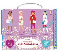 Meine liebsten Mode-Stickerbücher: Koffer mit vier Stickerheften - über 550 Anzieh-Sticker, davon über 200 Sticker zum selbst Ausmalen - ab 5 Jahren