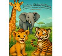 Meine Safari-Tiere: Mandala-Malbuch mit Steckbrief zum Lernen und Ausmalen - Für Kinder ab 5 Jahren