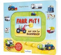 Meine Schiebebahn-Pappe (Soundbuch): Fahr mit auf dem Bauernhof: Zum Mitmachen und Hören - mit echten Fahrzeuggeräuschen