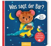 Meine sprechende Fingerpuppe: Was sagt der Bär?: Gute Nacht! | Erstes Fingerpuppenbuch mit Soundeffekten für Kinder ab 12 Monaten