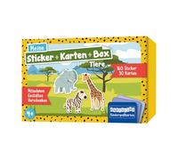 Meine Sticker + Karten + Box - Tiere: Mitnehmen, gestalten, verschenken