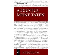 Meine Taten / Res Gestae Divi Augusti (Copertina rigida) Sammlung Tusculum
