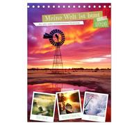Meine Welt ist bunt (Tischkalender 2026 DIN A5 hoch), CALVENDO Monatskalender: Willkommen in einer Welt, in der die Farben tanzen und die Fantasie ... Farben und Kreativität jede Ecke beleben.