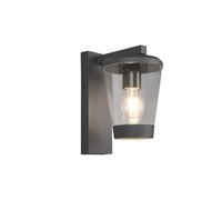 meineWunschleuchte Lanterna da parete per esterni in stile rustico, antracite, altezza 28 cm
