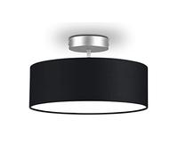 meineWunschleuchte Plafoniera rotonda con paralume in tessuto, diametro 30 cm, con attacco E14, elegante e intramontabile