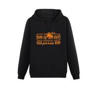 meiningjing Art Boars Nest Cold Beer World's Best Tastin' Bar B Que Good Eats Hoody Black XXL