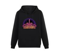 meiningjing Bright Scorpion Hoody Mens Rock N Roll Band Hoodie Hoody Sweatershirt Black S