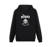 meiningjing The Meteors Otmapp Mad sin Demented Are Go Klingonz Psychobilly Rockabilly Horro Men's Hoody Casual Unisex Hoodie Black XXL