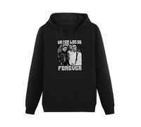 meiningjing Vatos Locos Forever Hoody Blood in Blood out Bound by Honor Men's Hoody Sweatershirt Black XL