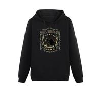 meiningjing Zac Brown Band 'Black Crow' Long Sleeve Hoody with Pocket Sweatershirt, Hoodie Black XXL