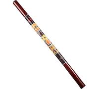 Meinl Percussion DDG1-R - Didgeridoo in legno con dettaglio dipinto a mano, 120 cm (47"), colore: Rosso