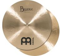 Meinl Byzance Traditional Coppia piatti Medium Hihat 13 pollici (Video) per Batteria (33,02cm) Bronzo B20, Finitura Traditional (B13MH)