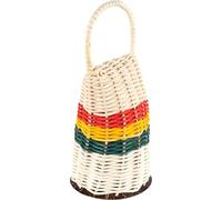 Meinl Percussion CAX3 - Caxixis/Ganza, misura grande, colore: Legno naturale, rosso, giallo, verde