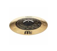 Meinl Cymbals Classics Custom Dual Piatto Crash 16 pollici (40,64cm) per Batteria - Bronzo B12, Finitura Scura e Brillante - Prodotto in Germania (CC16DUC)