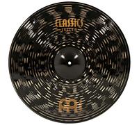 Meinl Cymbals Classics Custom Dark Piatto Ride 22 pollici (55,88cm) per Batteria - Bronzo B12, Finitura Scura, Prodotto in Germania (CC22DAR)