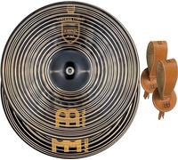 Meinl Cymbals Arena MA-AR-16DA - Piatti da marcia scuri con cinghie, 16", colore bronzo, realizzati in Germania, 2 anni di garanzia