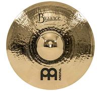 Meinl Cymbals Byzance Brilliant Piatto Heavy Hammered Ride 22 pollici (55,88cm) per Batteria - Bronzo B20, Finitura Brillante (B22HHR-B)