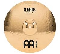 Meinl Cymbals Classics Custom Brilliant Piatto Crash Medium 18 pollici (45,72cm) per Batteria - Bronzo B12, Finitura Brillante, Prodotto in Germania (CC18MC-B)