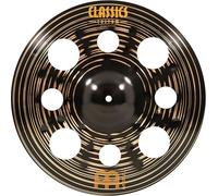 Meinl Cymbals Classics Custom Dark Piatto Trash Crash 16 pollici (40,64cm) per Batteria - Bronzo B12, Finitura Scura, Prodotto in Germania (CC16DATRC)