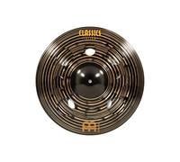 Meinl Cymbals Classics Custom Dark Piatto Trash Stack 16 pollici (40,64cm) per Batteria - Bronzo B12, Finitura Scura, Prodotto in Germania (CC-16DASTK)