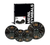 Meinl Cymbals Classics Custom Dark Set Box Pack di Piatti con Hihat 14 pollici, Crash 16 e Piatto Ride 20 per Batteria - Bronzo B12, Finitura Scura, Prodotto in Germania (CC141620)
