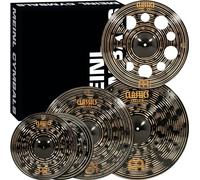 Meinl Cymbals Classics Custom Dark - Set completo per batteria, 4 pezzi, 15/18/20/22", Made in Germany (CCD502+18)