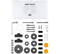 Meinl Cymbals Drum Tech Kit - Box Pack di Accessori per Batteria (46 pezzi) with chiave accordatura, feltrini piatti, tiranti, sordine in gel Drum Honey e molto altro (MDTK)
