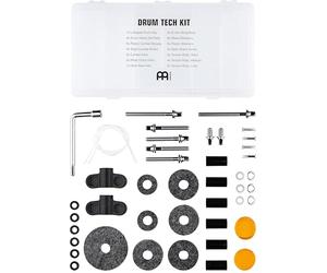 Meinl Cymbals Drum Tech Kit - Box Pack di Accessori per Batteria (46 pezzi) with chiave accordatura, feltrini piatti, tiranti, sordine in gel Drum Honey e molto altro (MDTK)