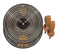 Meinl Cymbals Piatti 45,7 cm Arena Dark Marching Piatti con Cinturino in Pelle - Lega di Bronzo Professionale - Made In Germany